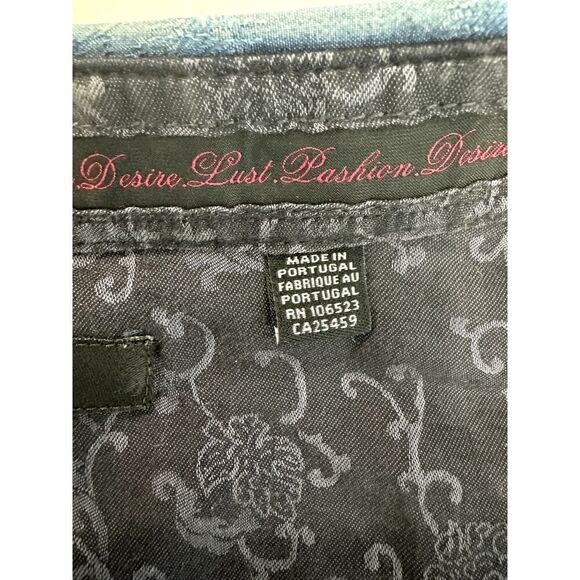 Ted Baker Blue Button Down Shirt Contrast Collar Chambray Floral - Men Size 16 - Picture 7 of 10